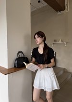 Carol Lacey Blouse in Black