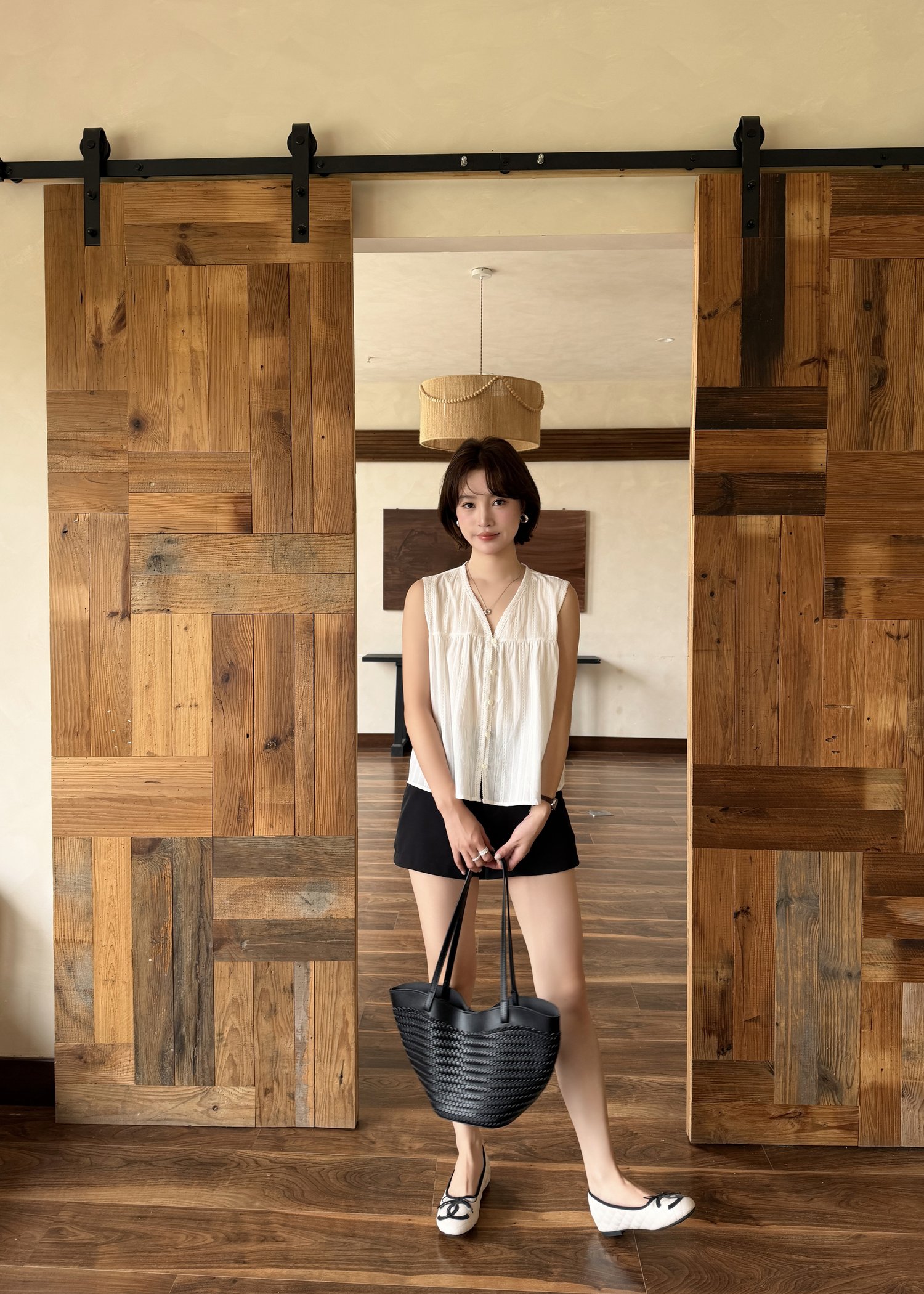 Cynthia Lacey Blouse in White