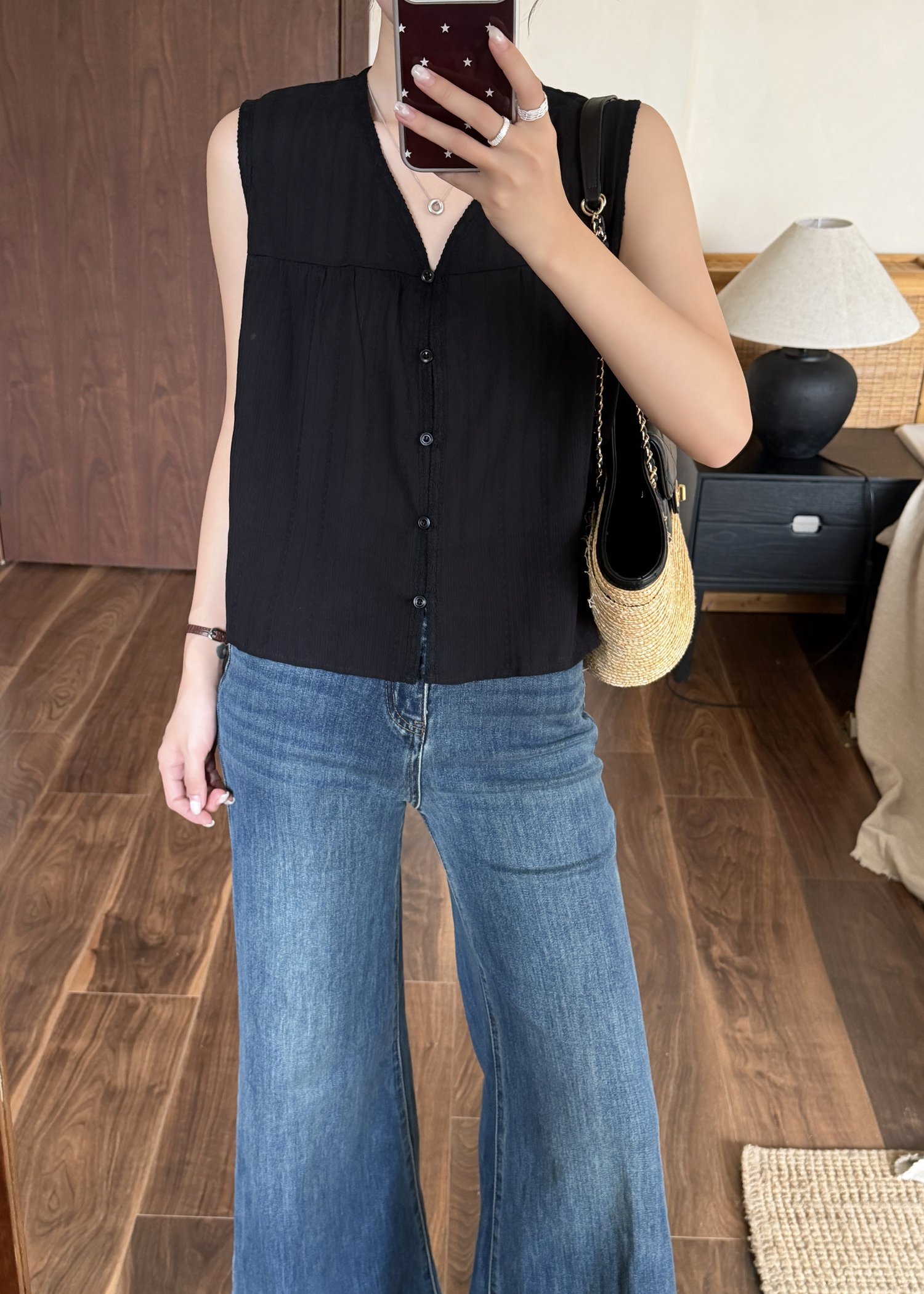 Cynthia Lacey Blouse in Black