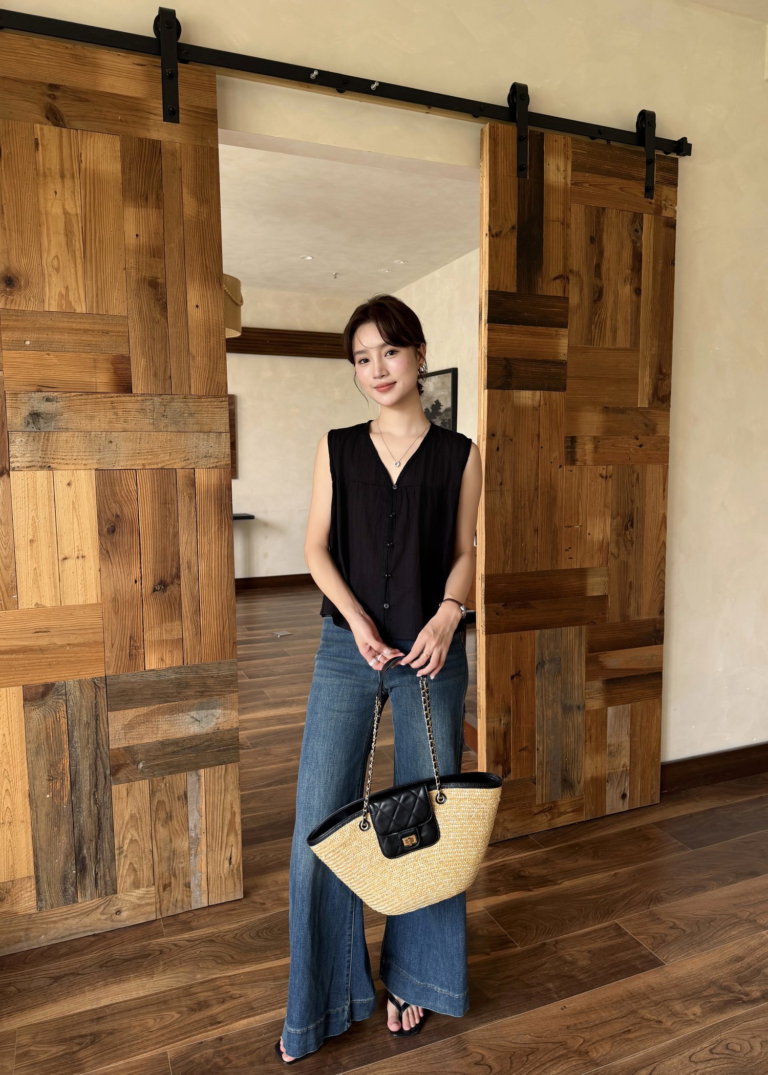 Cynthia Lacey Blouse in Black
