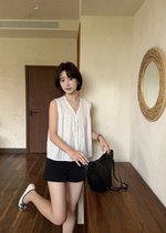 Cynthia Lacey Blouse in White