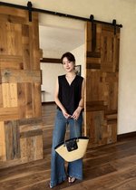 Cynthia Lacey Blouse in Black