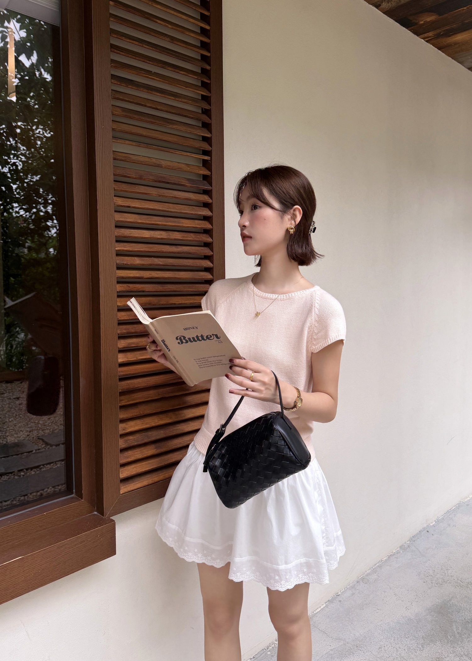 Elene Everyday Knit Top in Peach