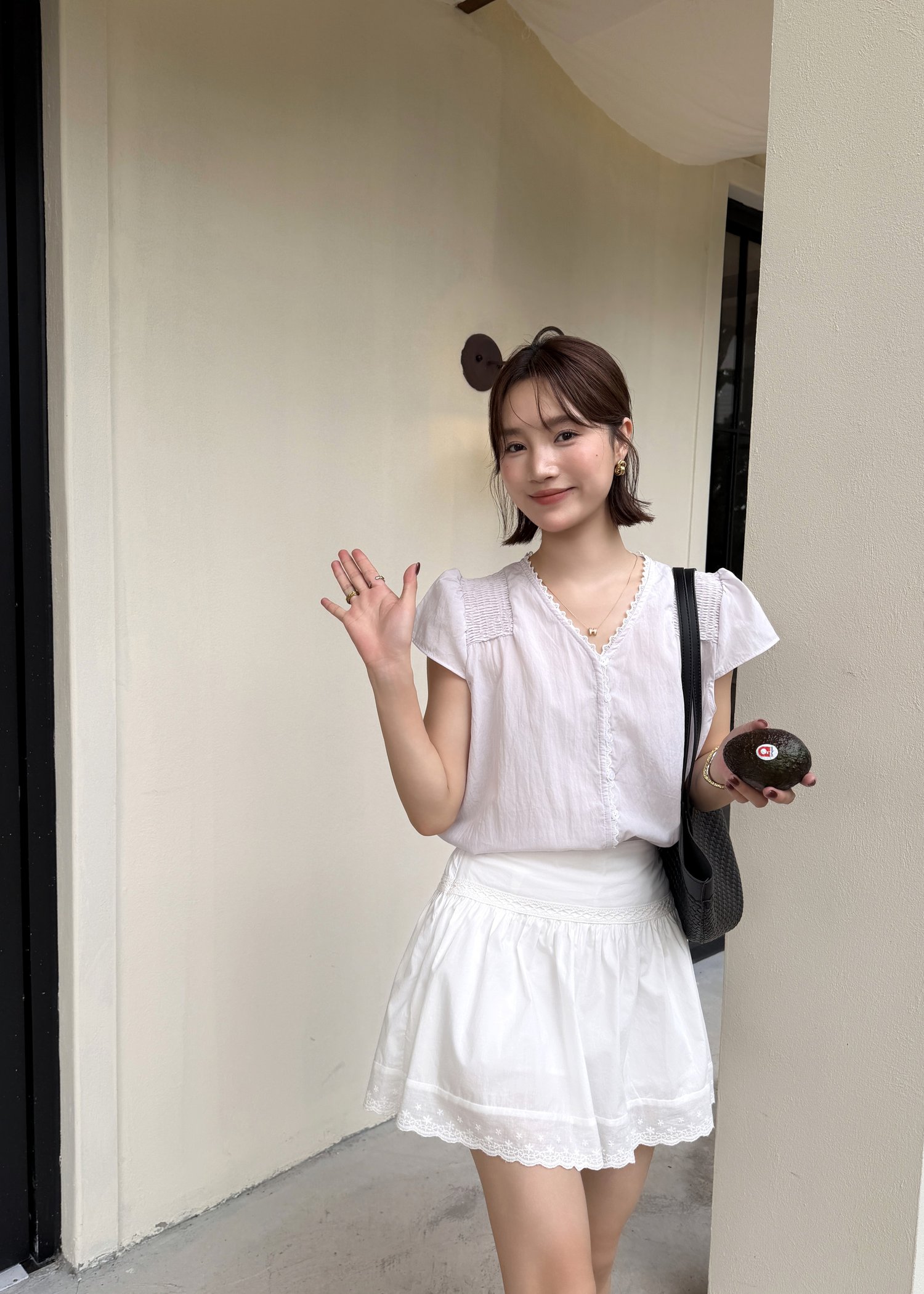 Doris Lacey Blouse in Baby Yam