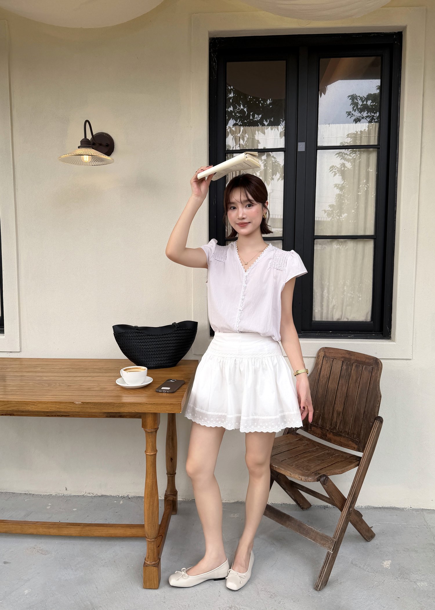 Doris Lacey Blouse in Baby Yam