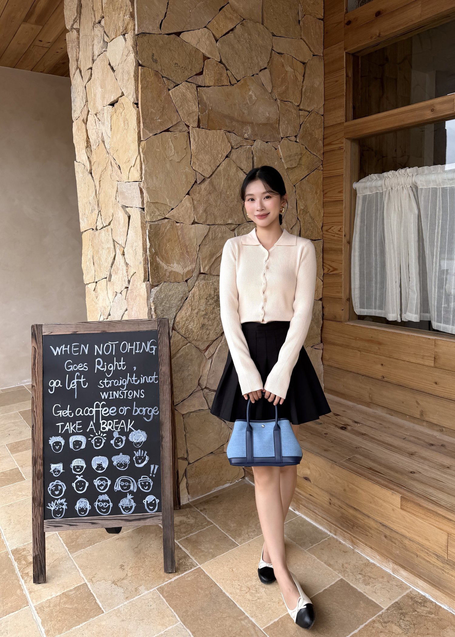 365 Days Basic Knit Top in Apricot