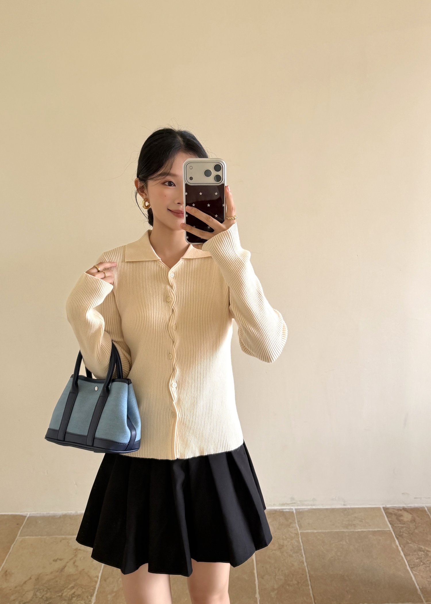 365 Days Basic Knit Top in Apricot