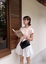 Elene Everyday Knit Top in Peach