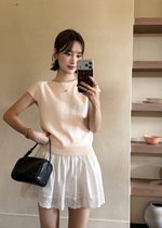 Elene Everyday Knit Top in Peach