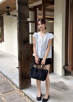 Doris Lacey Blouse in Baby Blue