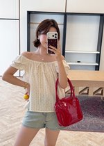 Rena Floral Blouse in White