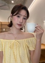 Janice Floral Blouse in Yellow