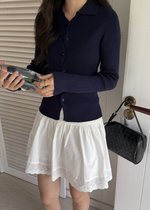 365 Days Basic Knit Top in Navy Blue