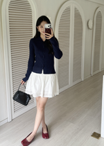 365 Days Basic Knit Top in Navy Blue