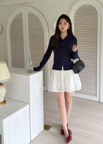 365 Days Basic Knit Top in Navy Blue