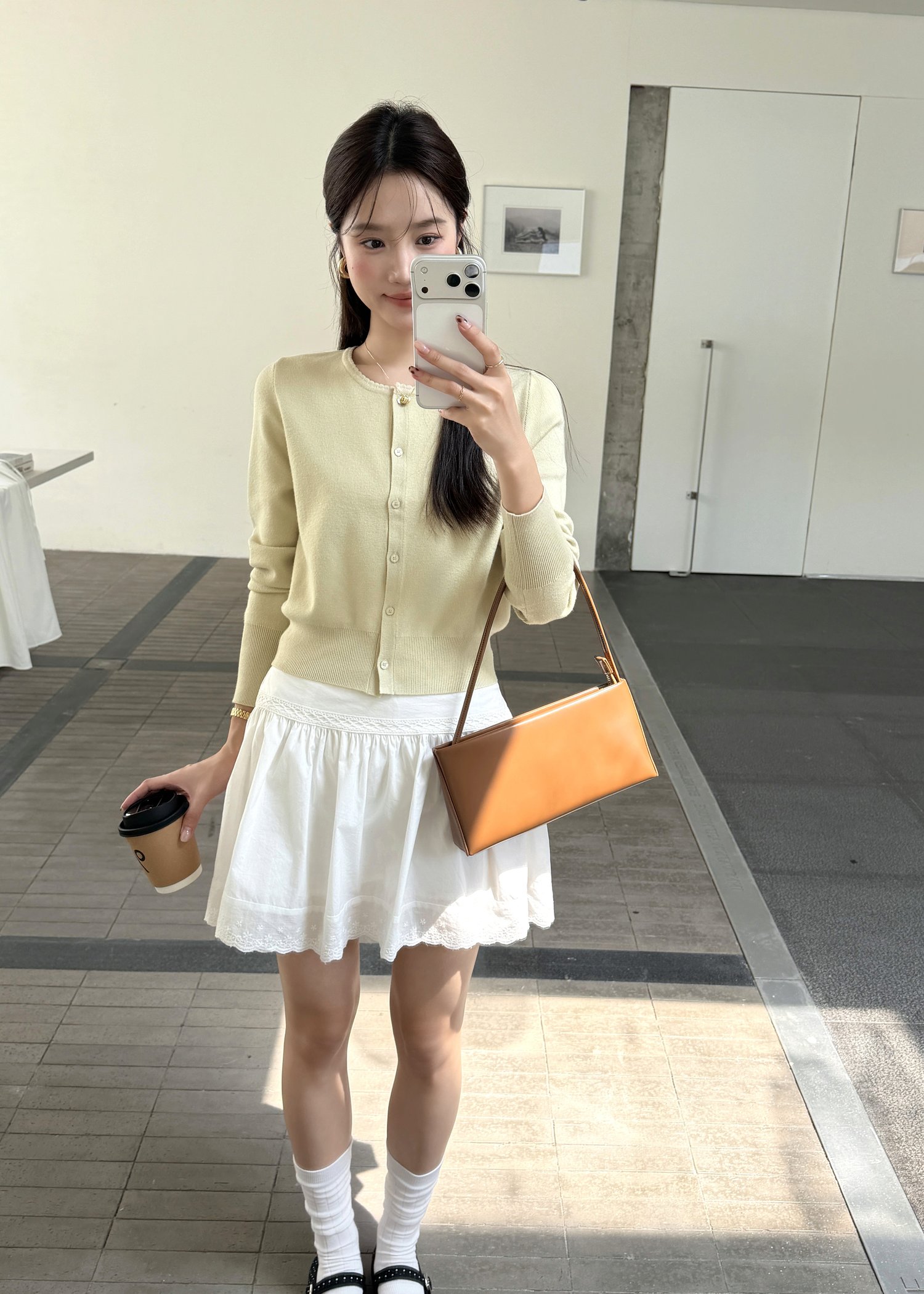 Serene Knit Cardigan in Avocado