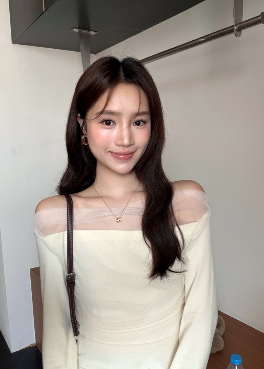 Lydia Mesh Top in Cream
