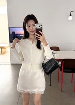 Serene Knit Cardigan in White