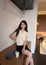 Naomi Collar Knit Top in Milk