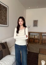 Lydia Mesh Top in Cream